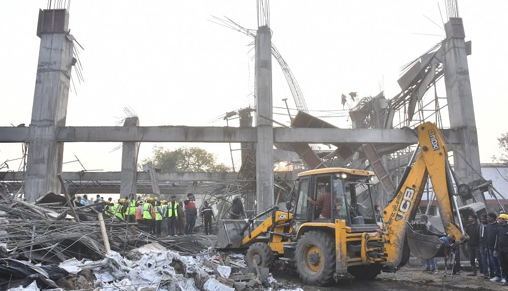 Kannauj accident Lives searched for 16 hours in rubble, no casualties