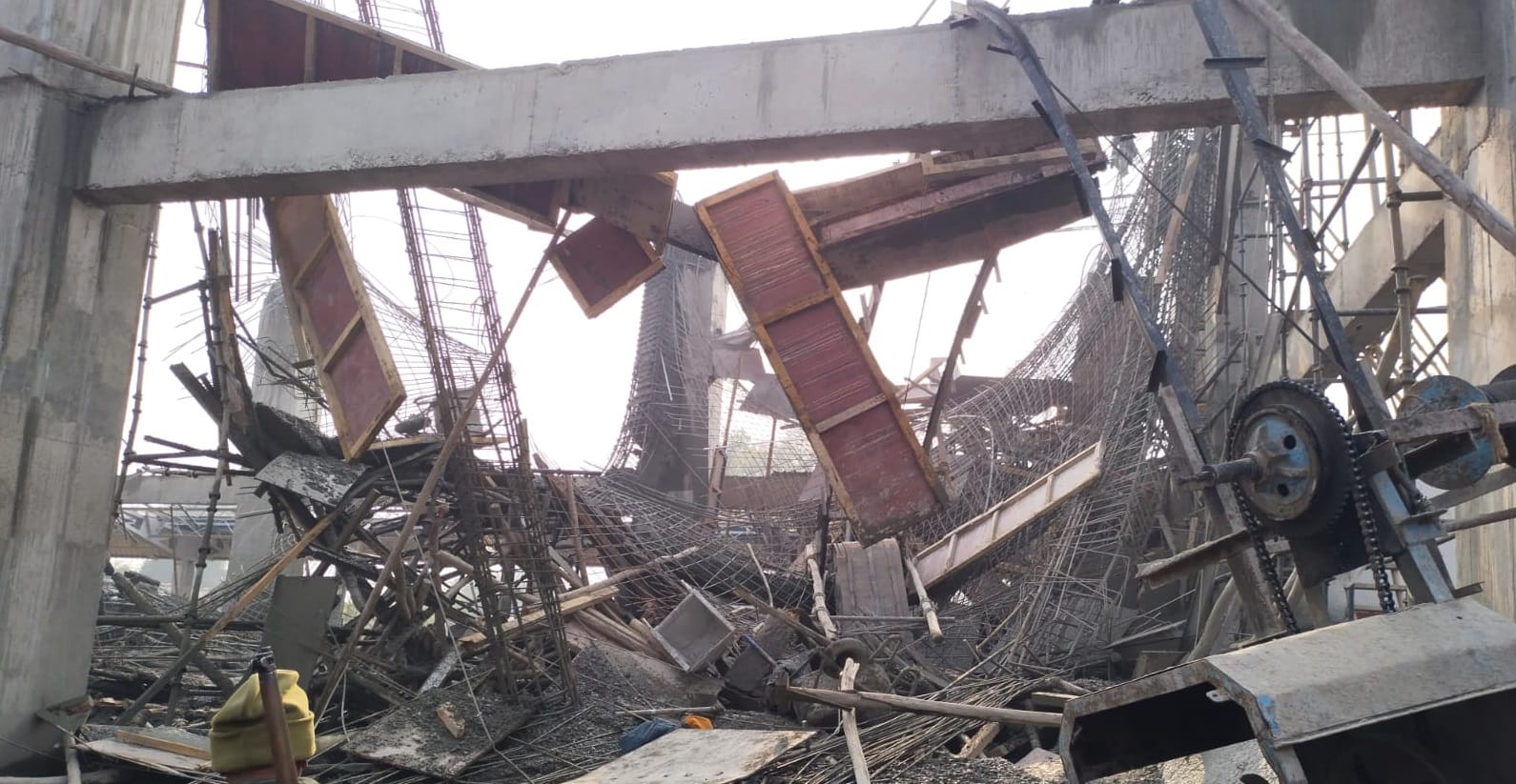 Kannauj accident Big reveal Thin beams were used in shuttering iron girders were less negligence was reason