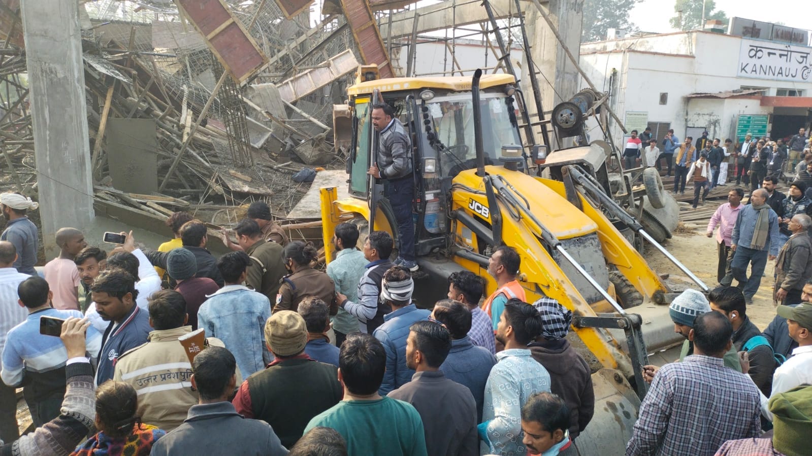 Kannauj accident Big reveal Thin beams were used in shuttering iron girders were less negligence was reason