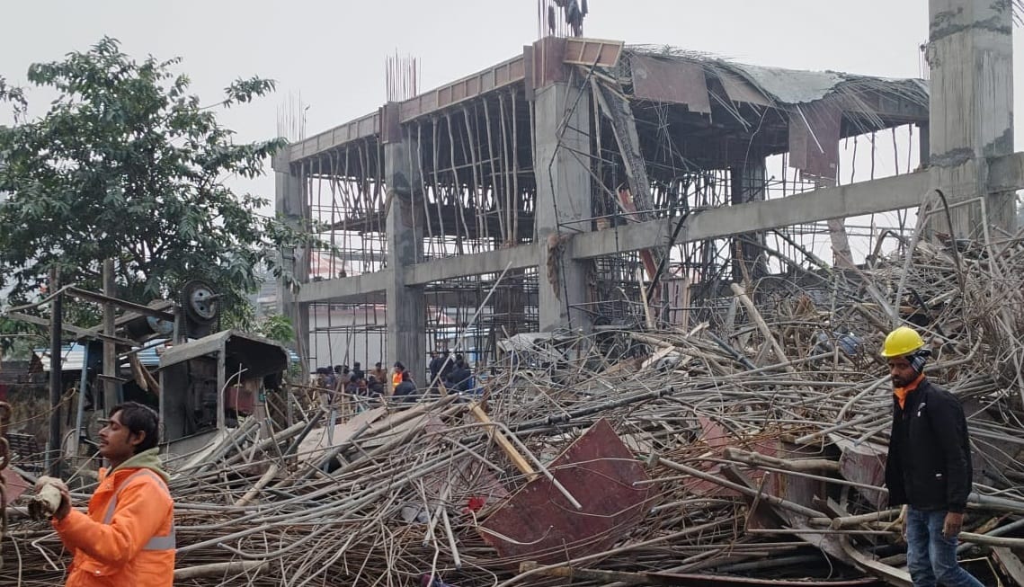Kannauj accident Debris cleared all workers evacuated NDRF team returns RPF IG inspects
