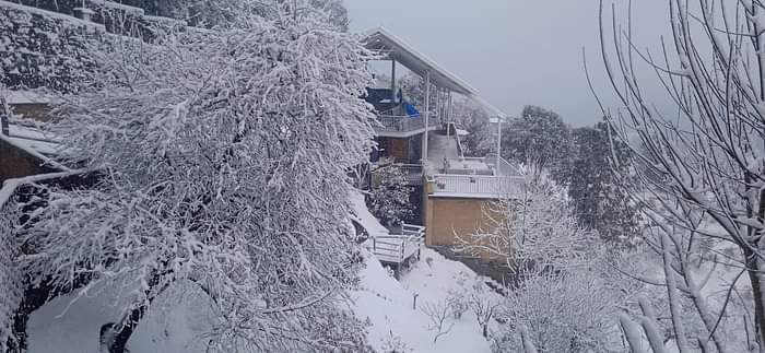 Uttarakhand Weather Update Today Heavy Snowfall Covered Mussoorie Nainital auli chakrata Beautiful Valley