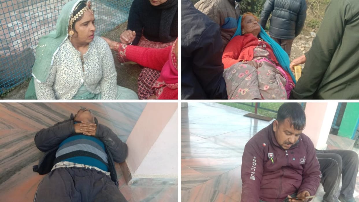 Jeep fell into a ditch in Joginder Nagar of Mandi district people injured Update