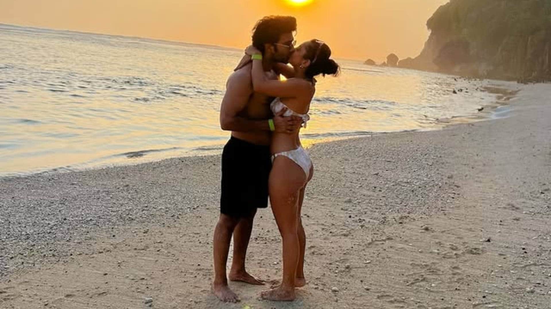 Aadar Jain marries Alekha Advani in an intimate white themed Wedding Pictures goes viral on Internet