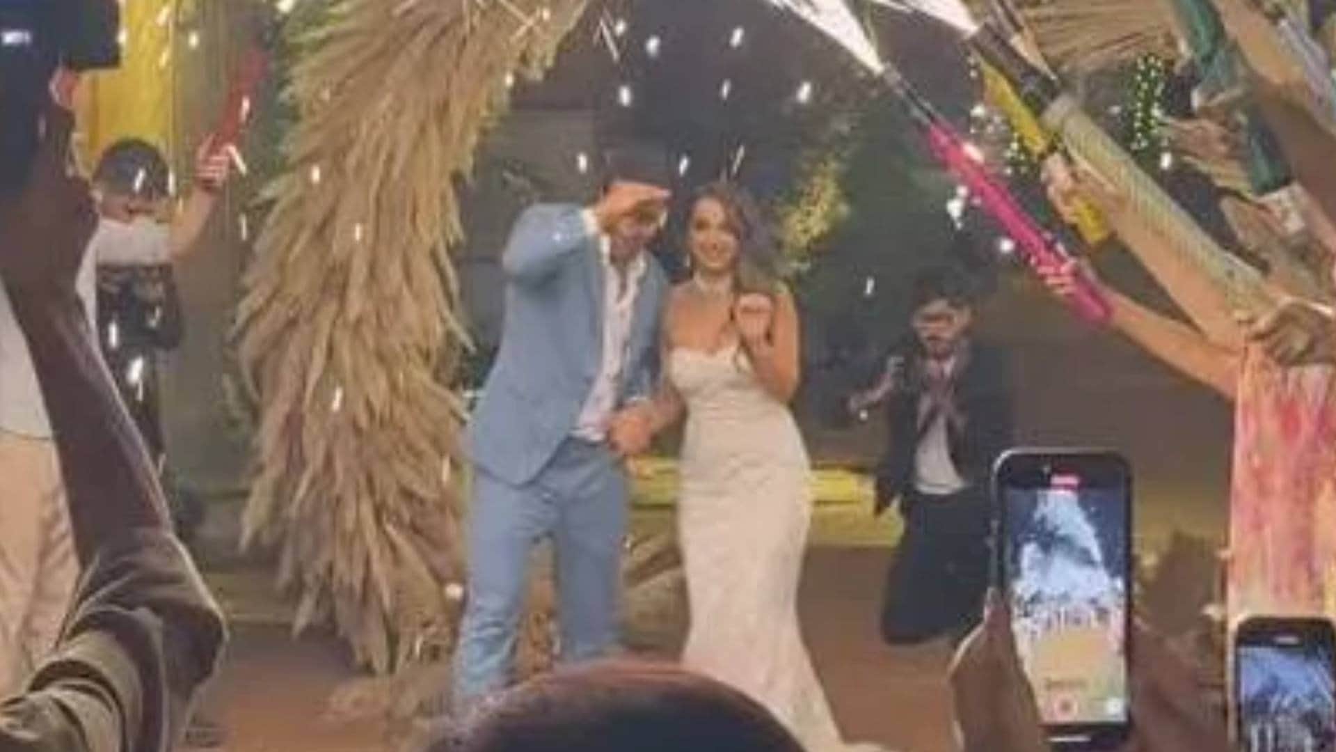 Aadar Jain marries Alekha Advani in an intimate white themed Wedding Pictures goes viral on Internet
