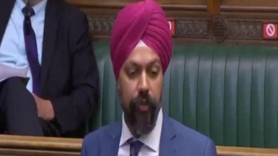 British Sikh MP Tanmanjeet Singh Dhesi raised investigation issue of Operation Blue Star in House of Commons