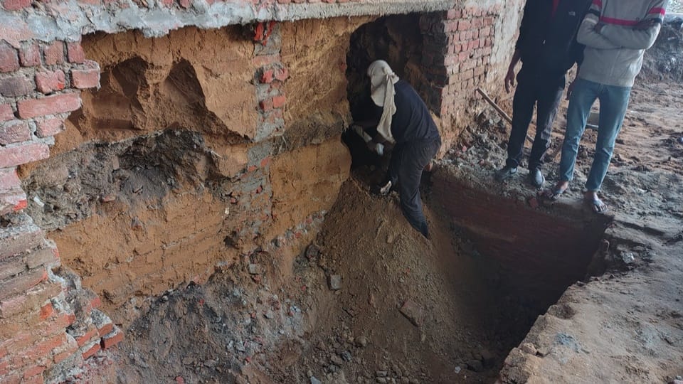 Sambhal: search for mysterious entrance of the stepwell continues, digging was done by breaking house