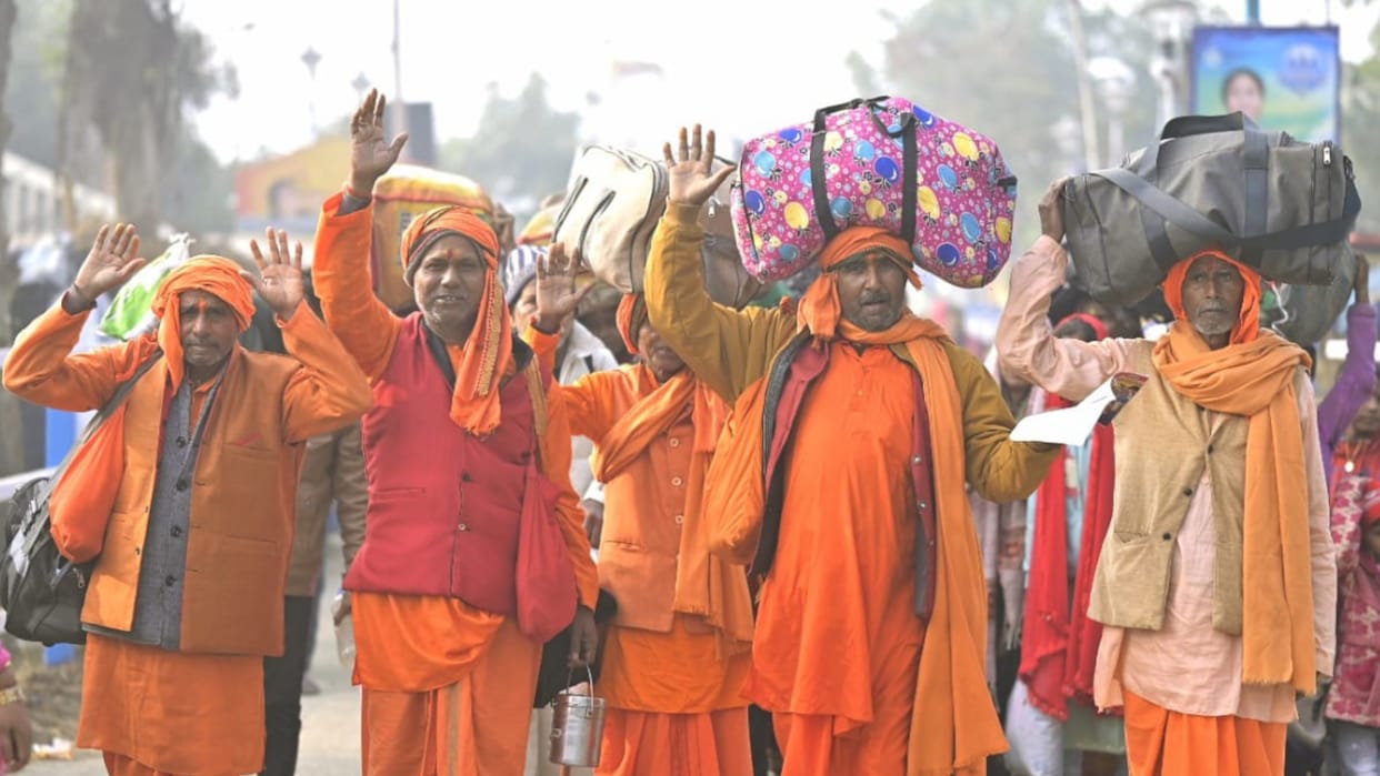 Gangasagar Mela: Holy bath on Tuesday, 55 lakh devotees have taken a dip so far