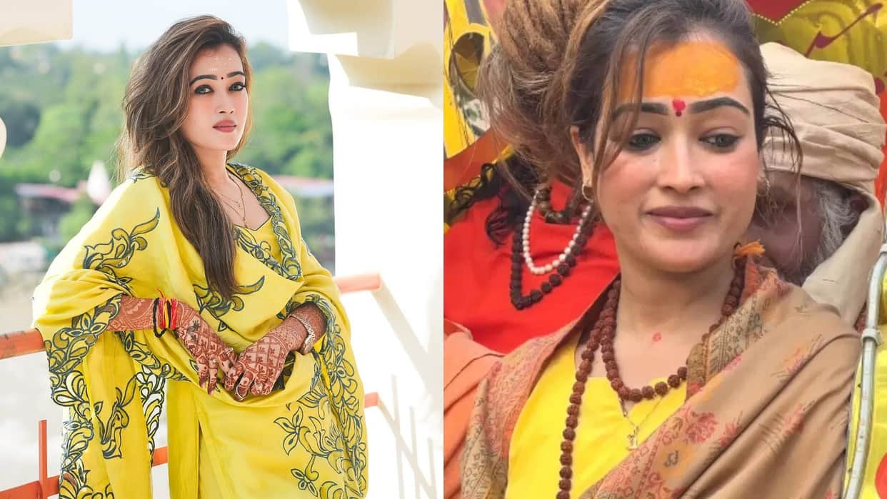 maha kumbh 2025 harsha richhariya famous as most beautiful sadhvi know about her quits acting and anchoring