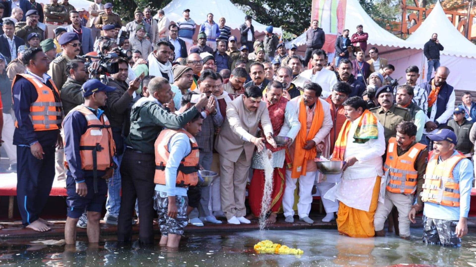 Sevarkhedi Silarkhedi Project Inauguration CM Mohan said Ujjain Sages will take bath Shipra during Simhastha