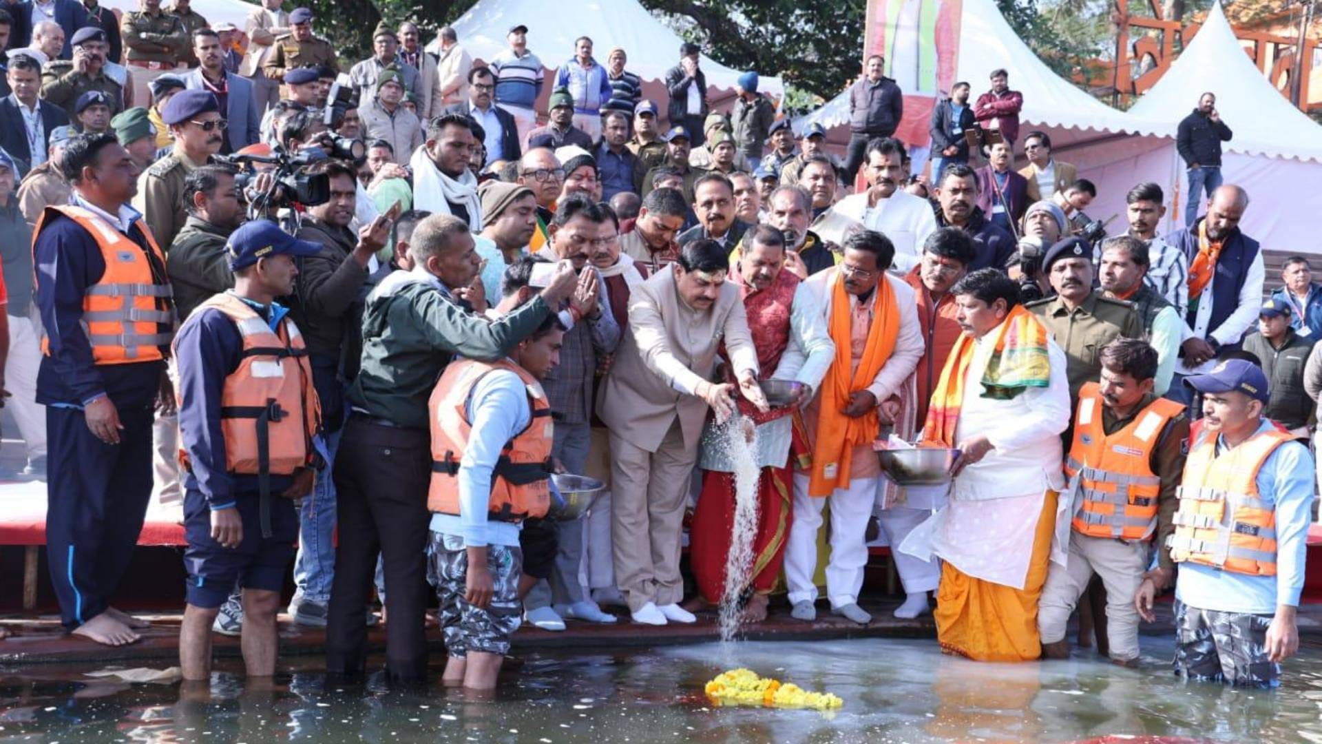 Sevarkhedi Silarkhedi Project Inauguration CM Mohan said Ujjain Sages will take bath Shipra during Simhastha