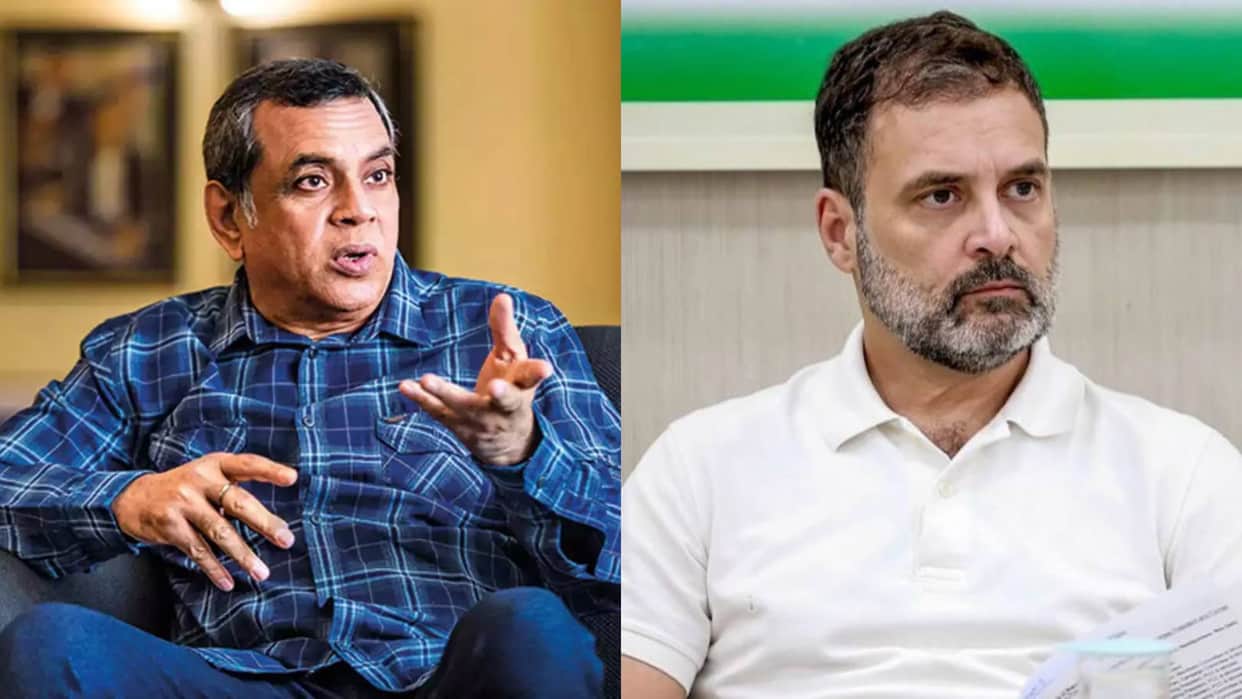 Paresh Rawal mocked Congress leader Rahul Gandhi reacting to a viral AI generated picture of donkey