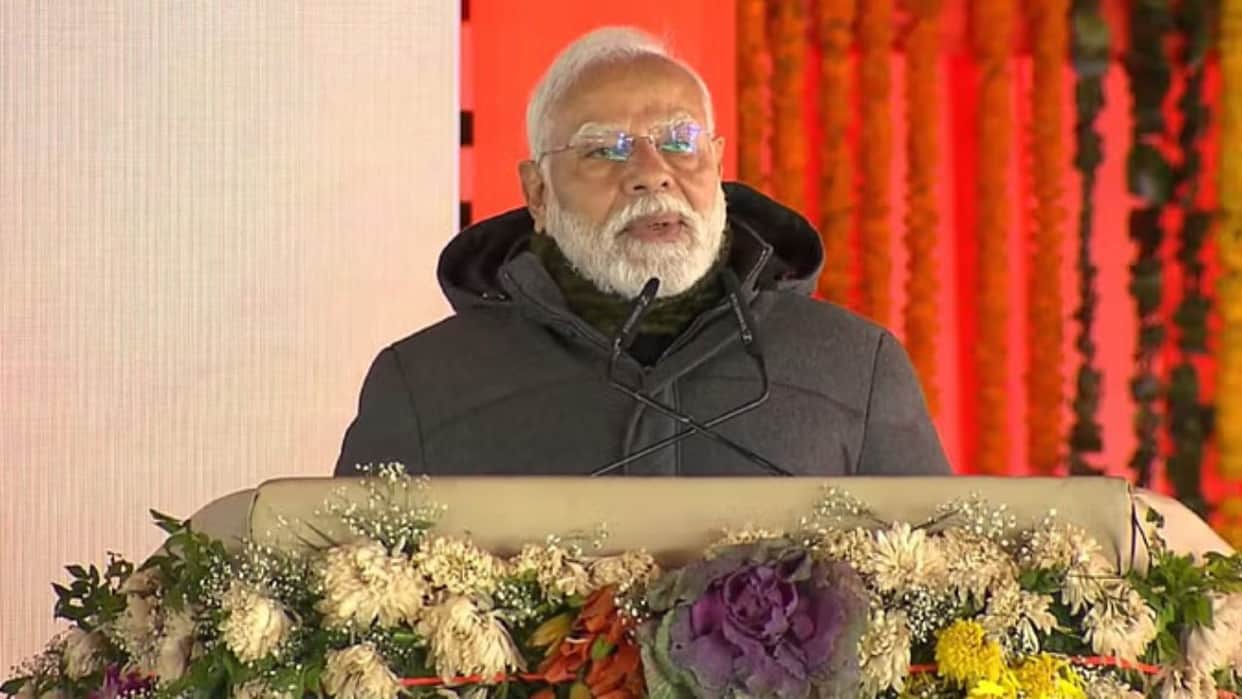 Modi Speech: 'Now Kashmir will again become heaven on earth, Modi also inaugurates the foundation stone of whi