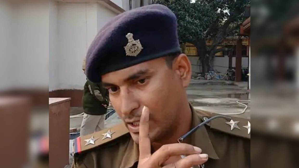 Patna News: Police officer slapped SI, injured and glasses broke; uproar over allegations of drinking alcohol