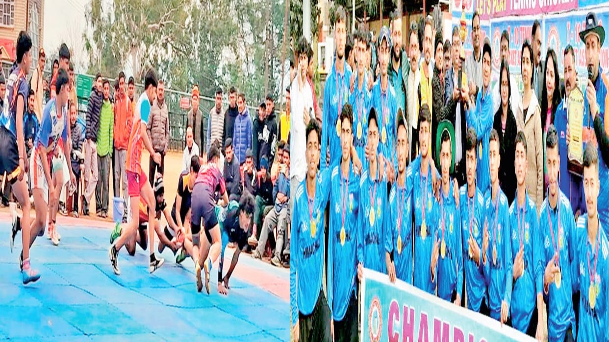 Khelo India Bilaspur team became the winner in Kabaddi, Himachal won gold in T-10 tennis cricket