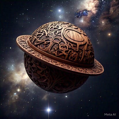 Wooden Satellite