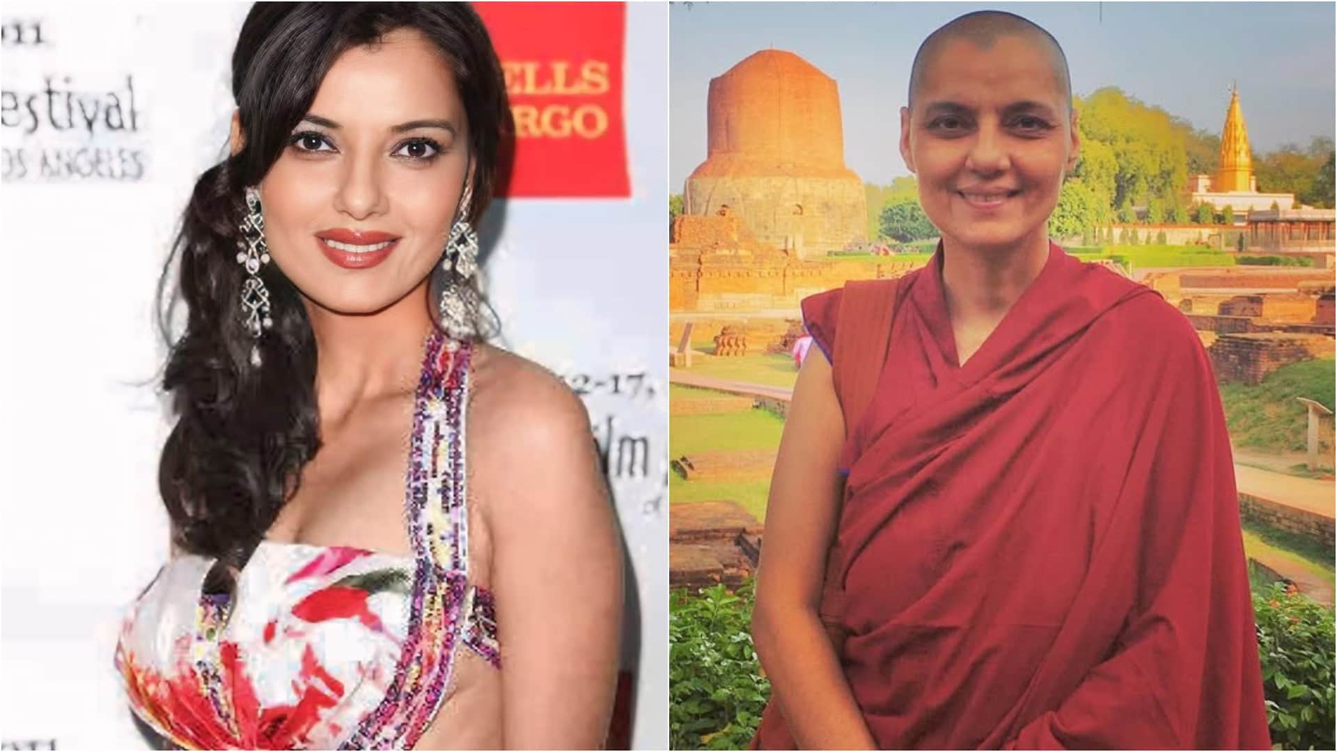 Bollywood actress model Miss India competitor Barkha Madan aka Gyalten Samten become buddhist nun