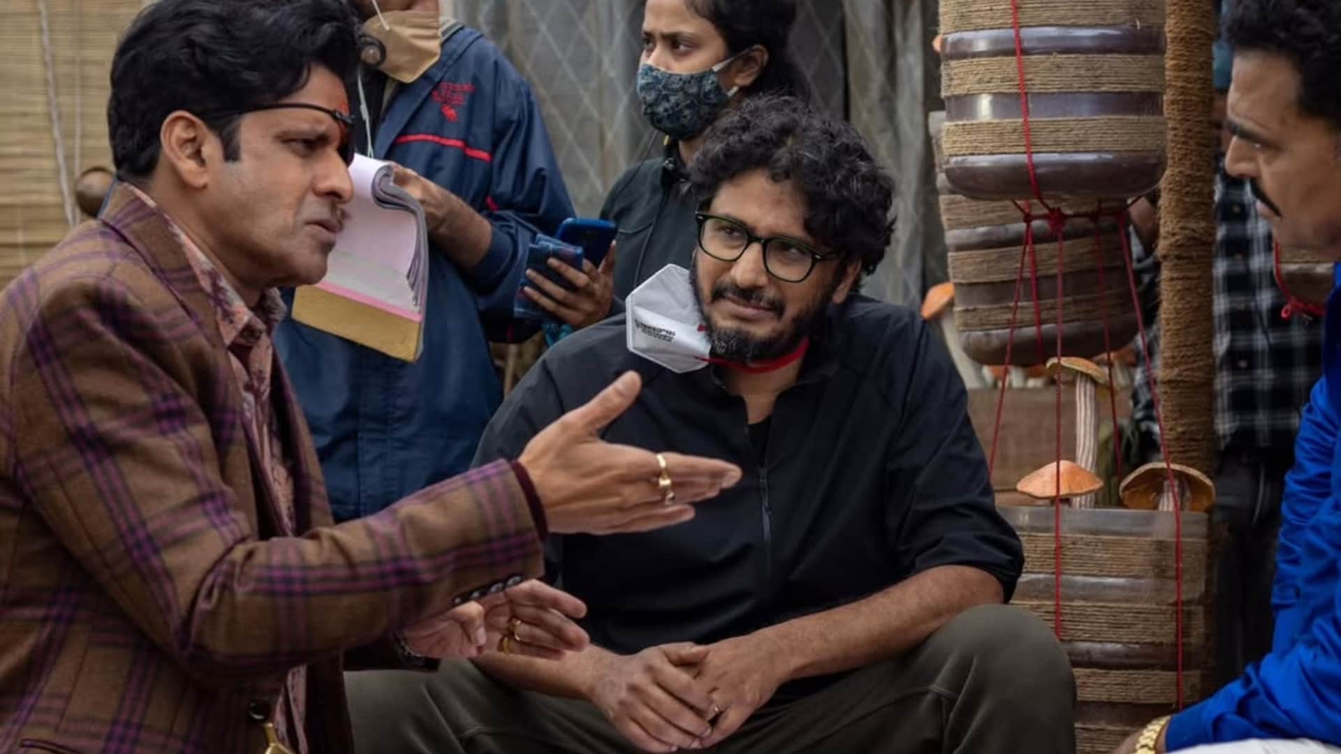 Manoj Bajpayee Celebrates One Year Of Killer Soup Shares Unseen BTS Pictures of set on social media goes viral