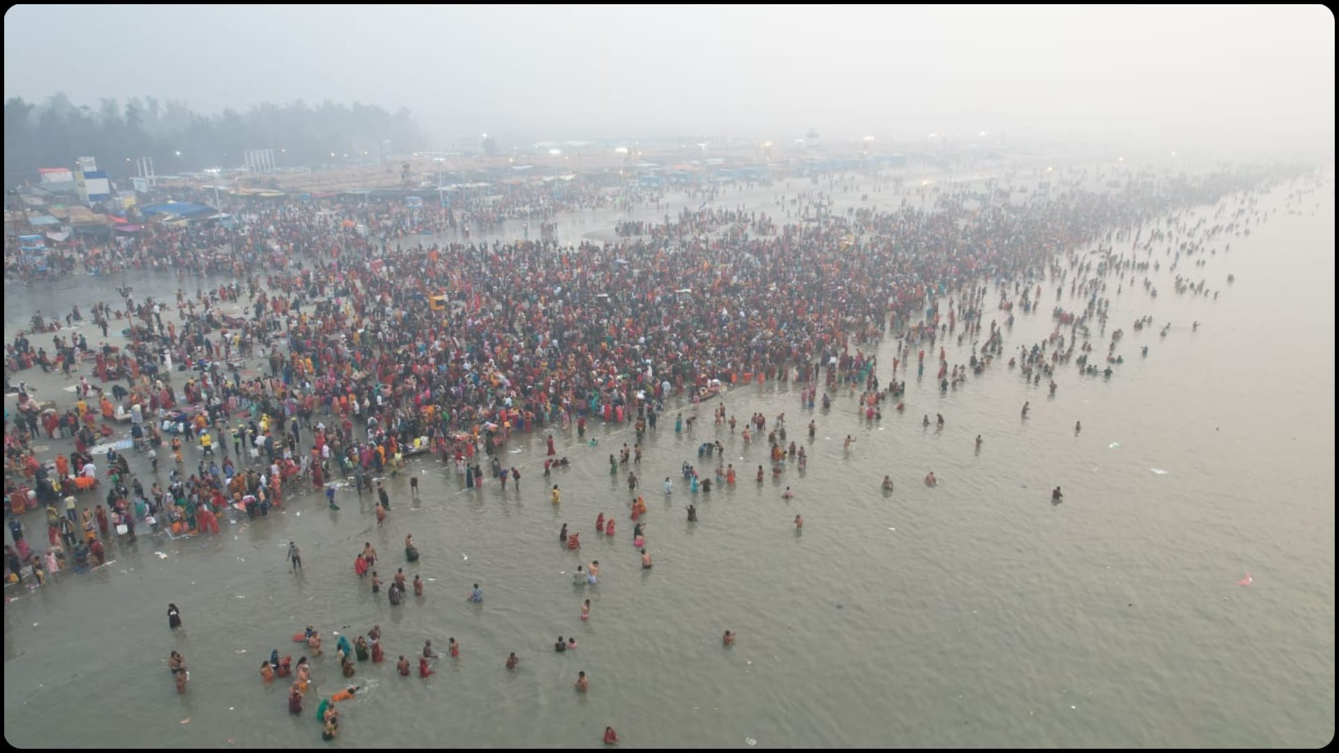 GangaSagar Mela: 85 lakh pilgrims have taken a dip at GangaSagar, Political allegations continue