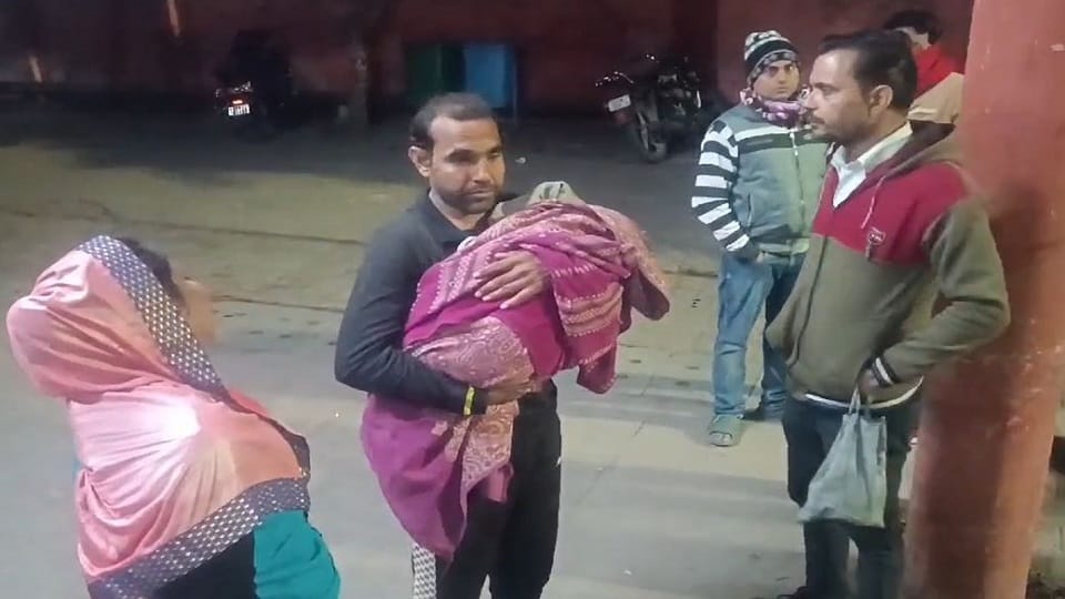 Innocent child burnt by hot milk