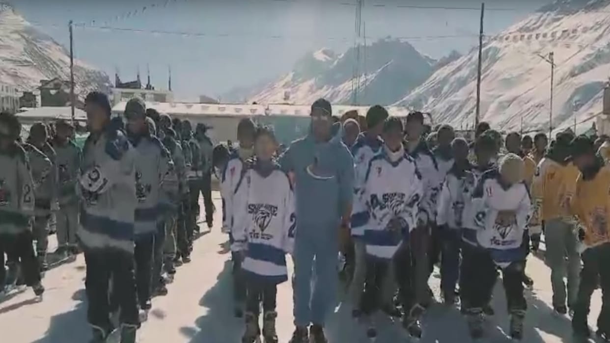 Four-day Ice Hockey Spiti Cup begins in Kaza, inaugurated by MLA Anuradha Rana