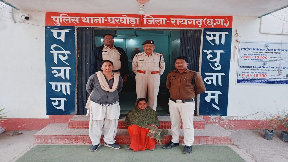 Wife beat husband to death with a stick domestic dispute was reason accused woman arrested in Raigarh
