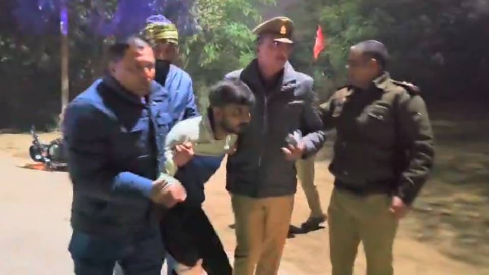 Police arrested Bihari criminal who robbed accountant in Lucknow in during encounter