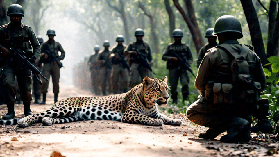Leopard Spotted at Army War College Mhow, Rescue Operation Launched by Forest Department