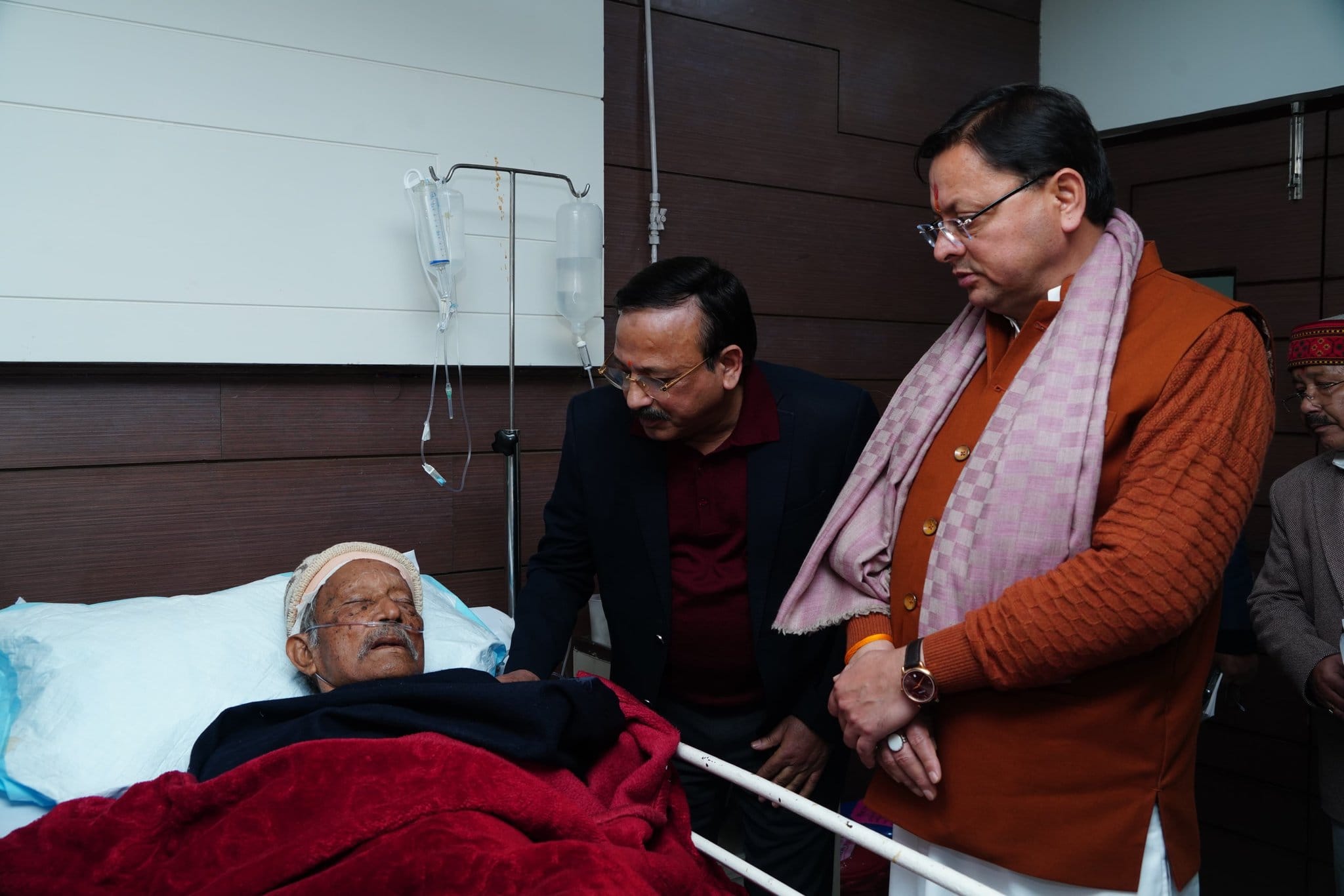 Uttarakhand Former CM BC Khanduri brain surgery successful CM Dhami know his condition
