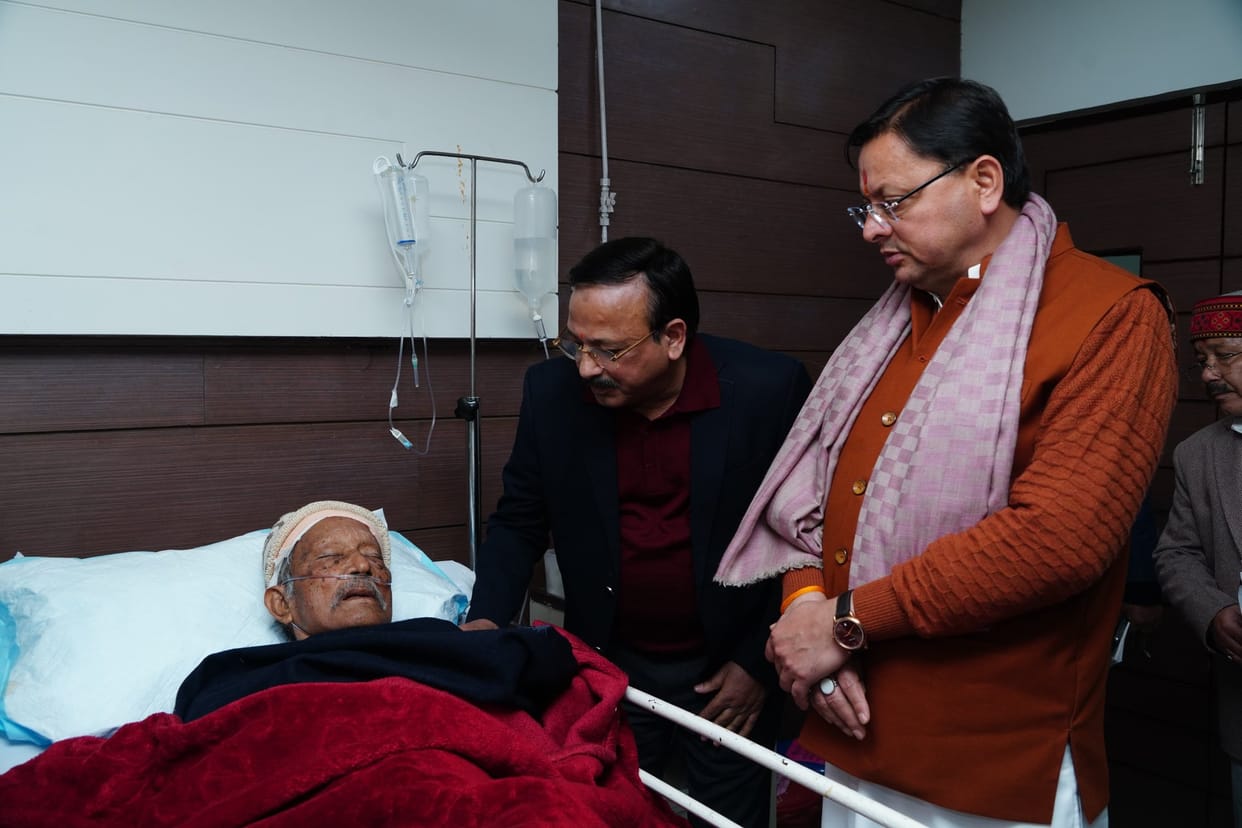 Uttarakhand Former CM BC Khanduri brain surgery successful CM Dhami know his condition