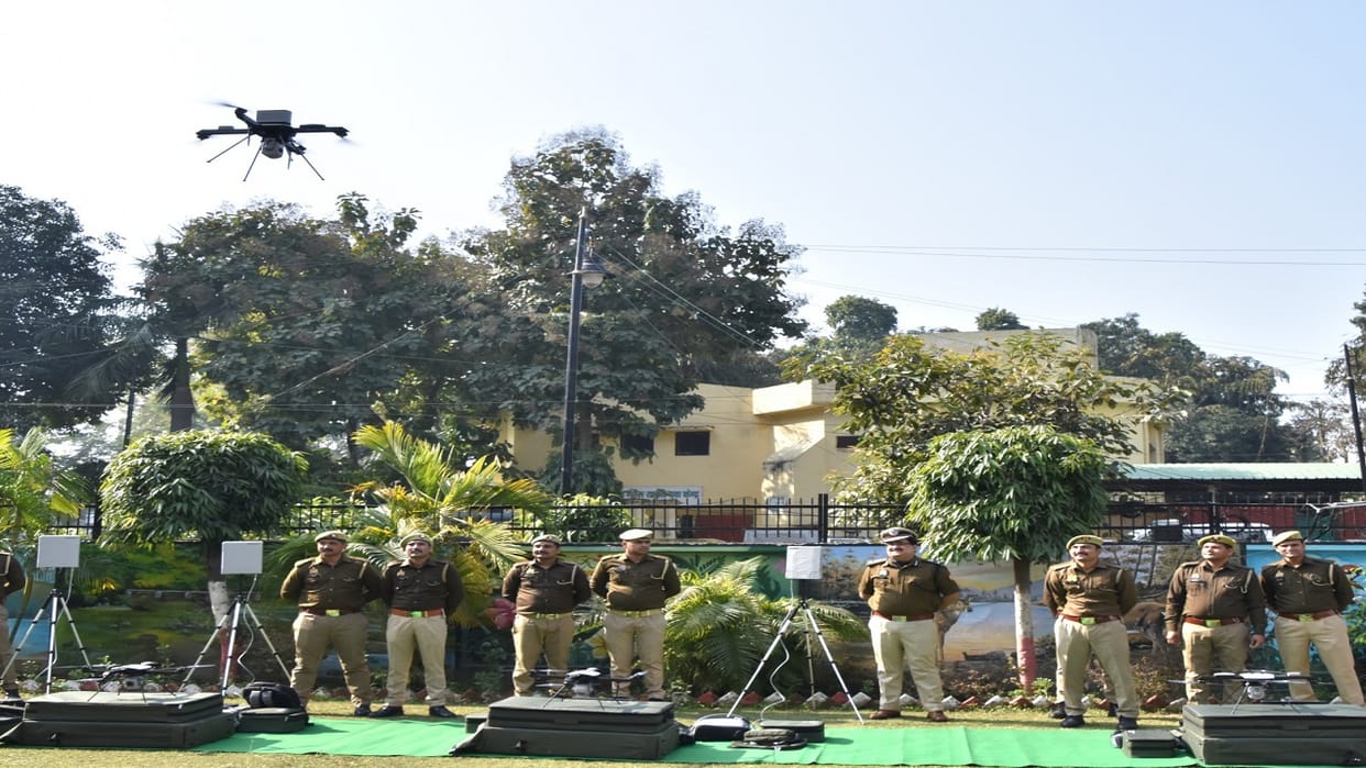 All nine districts of Bareilly zone got drone cameras
