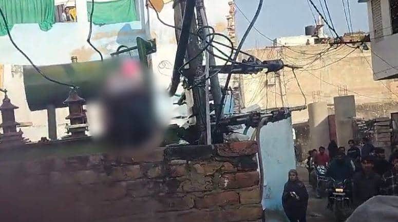 Rajasthan Makrana child climbed to take down kite stuck on transformer died on spot due to electric shock