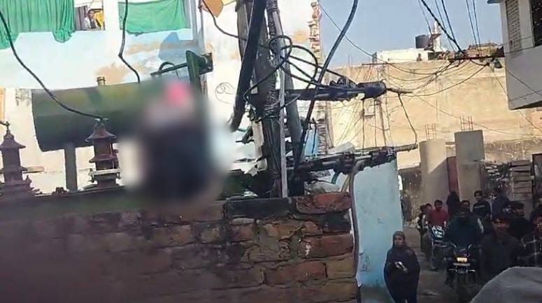 Rajasthan Makrana child climbed to take down kite stuck on transformer died on spot due to electric shock