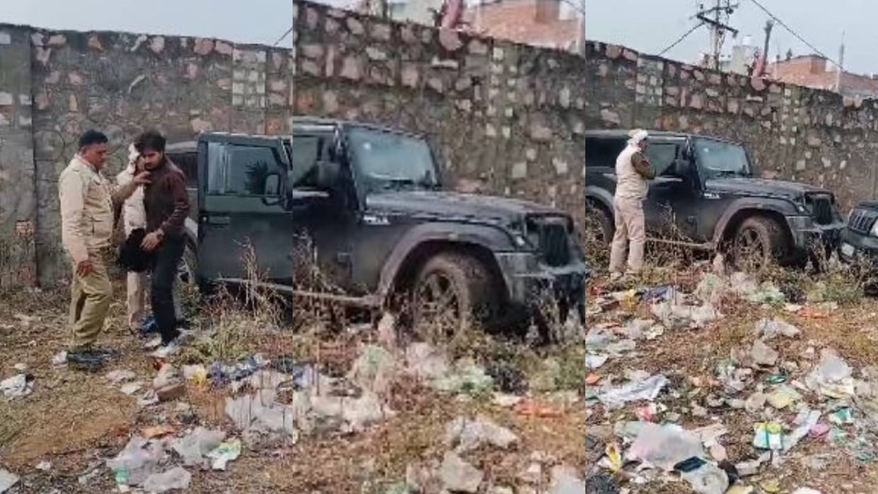 Thar riding miscreants created terror in Jaipur eight people arrested