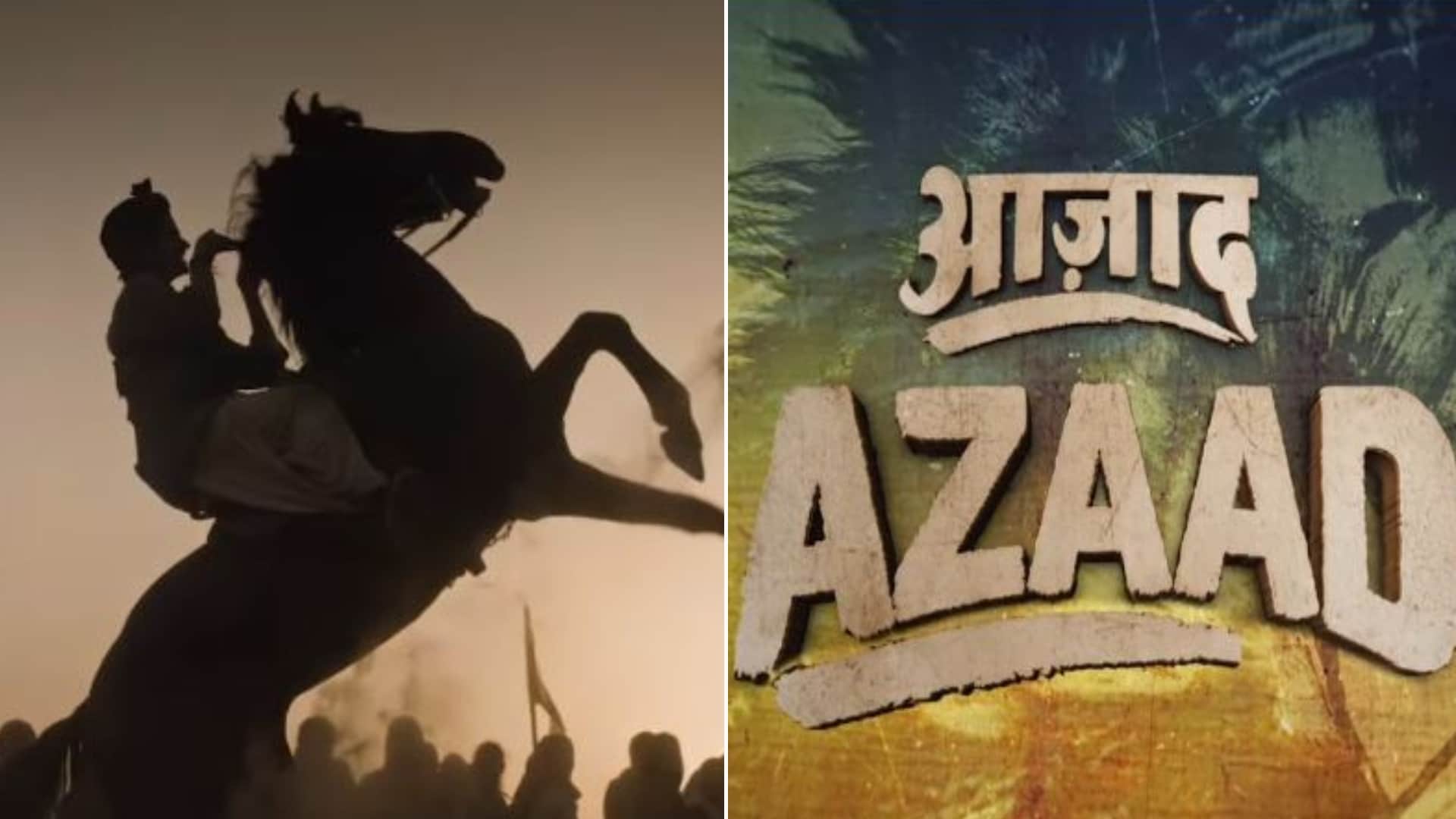 Azaad behind the scenes sneak peek theatres on 17 January release Rasha Thadani share BTS with ajay devgn aman