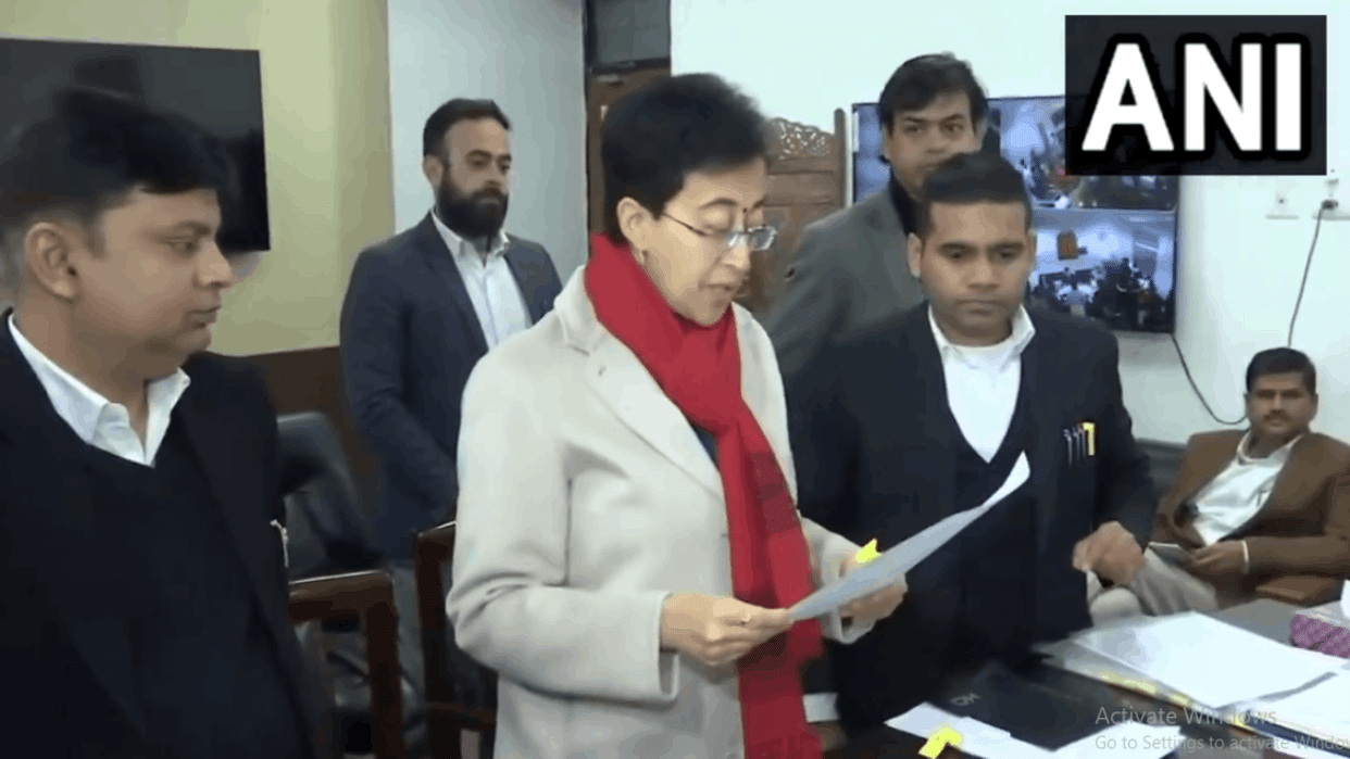 Delhi Election 2025 AAP candidate Atishi filed nomination from Kalkaji assembly constituency today