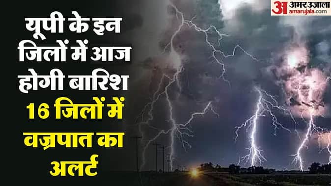 यूपी में बारिश का अलर्ट।