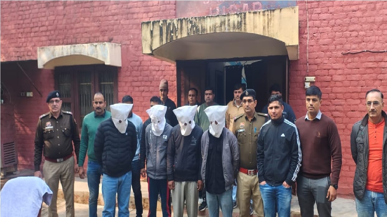 Strict action by Hisar Police STF: 4 members of bike thief gang arrested, 13 stolen motorcycles recovered
