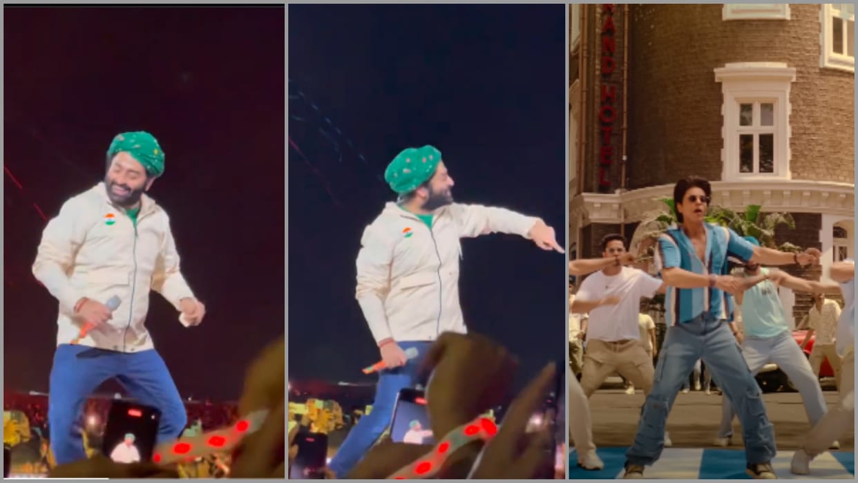 Arijit Singh Viral hook step Video of shahrukh khan movie jawan song chaleya see here