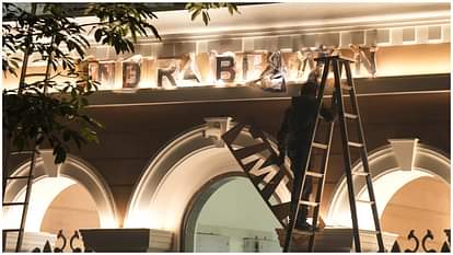 Congress MP Sonia Gandhi inaugurates Indira Bhawan the new headquarters of the party in Delhi