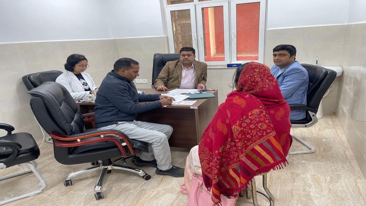 Surgery OPD started in the new OPD block of SRN Hospital, modern medical facilities are available.