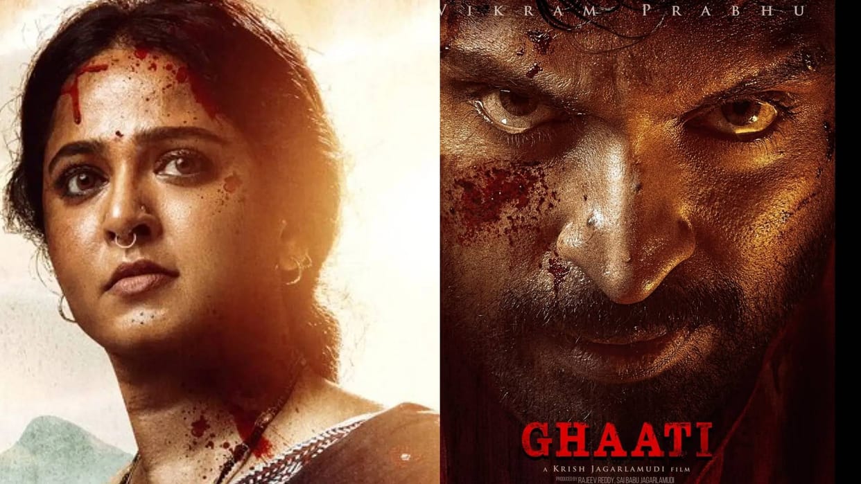actor vikram prabhu first look out on his birthday from anushka shetty film ghaati Glimpse video out today