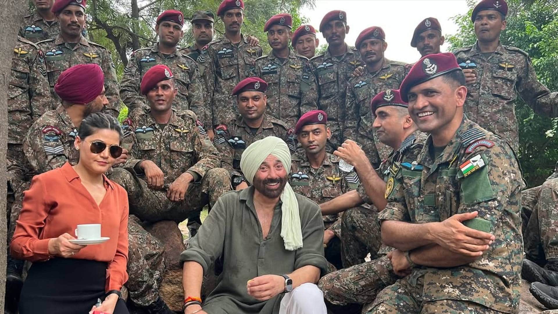 Sunny Deol Spends Time With Jawans On Army Day 2025 share pic with them says Saluting Courage And Sacrifice