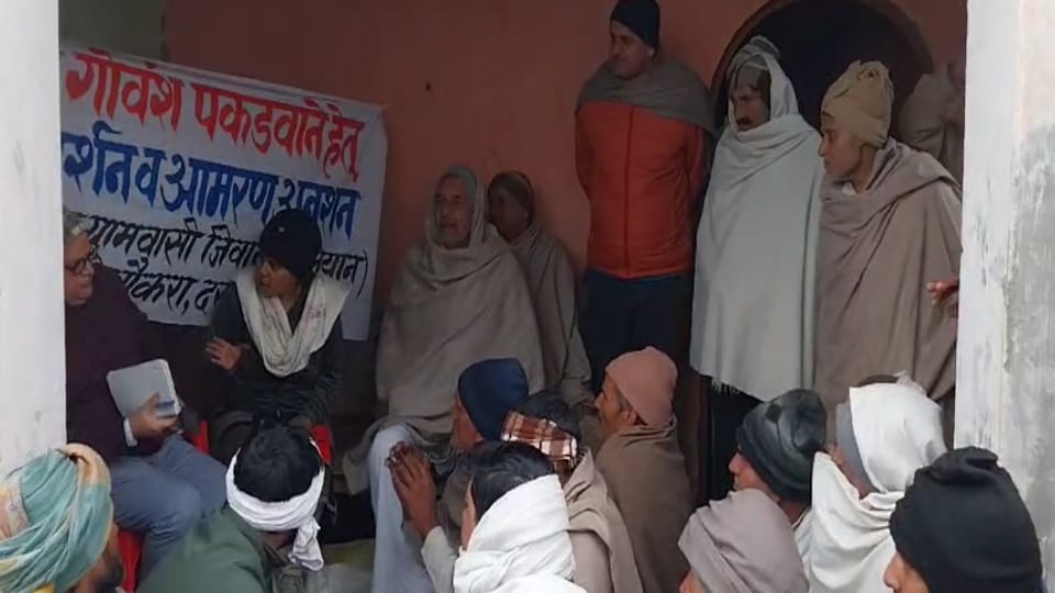 Baghpat: Farmers ended their protest on the assurance of getting protected animals caught, gave this warning