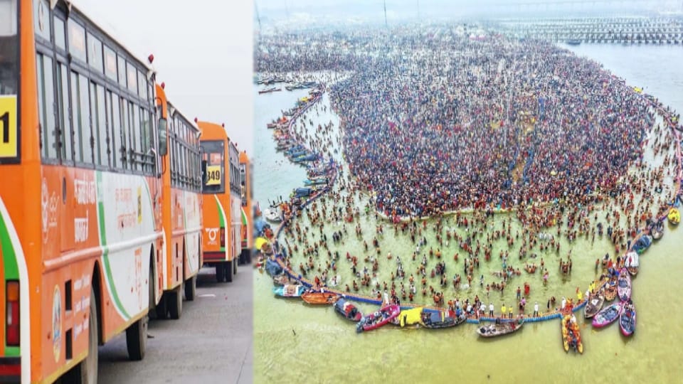 More than three thousand UP Roadways buses ran on Makar Sankranti, traffic remained closed on Wednesday