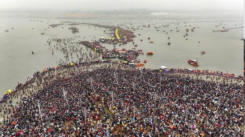 Mahakumbh 2025 Prayagraj became world most populated city on Makar Sankranti