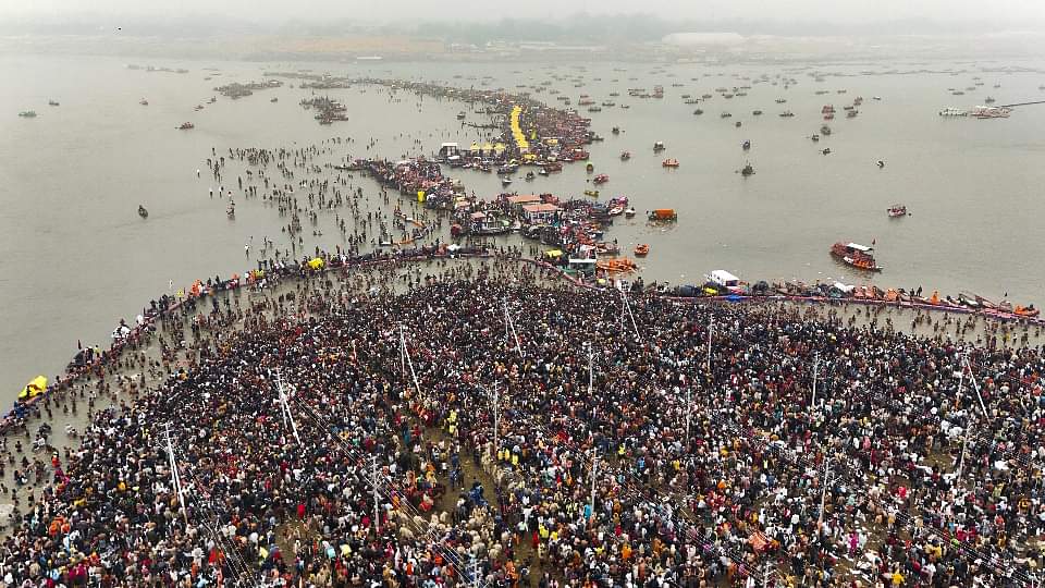 Mahakumbh 2025 Prayagraj became world most populated city on Makar Sankranti