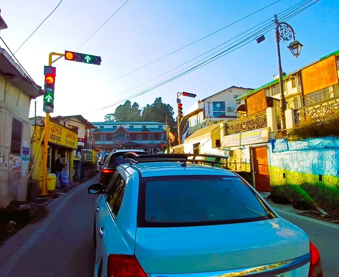 Traffic Will be run by traffic signals for the first time in Mussoorie