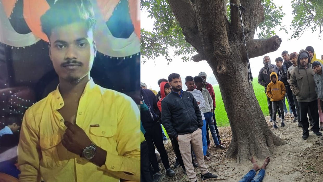 Dead body of young man found hanging from tree in ballia
