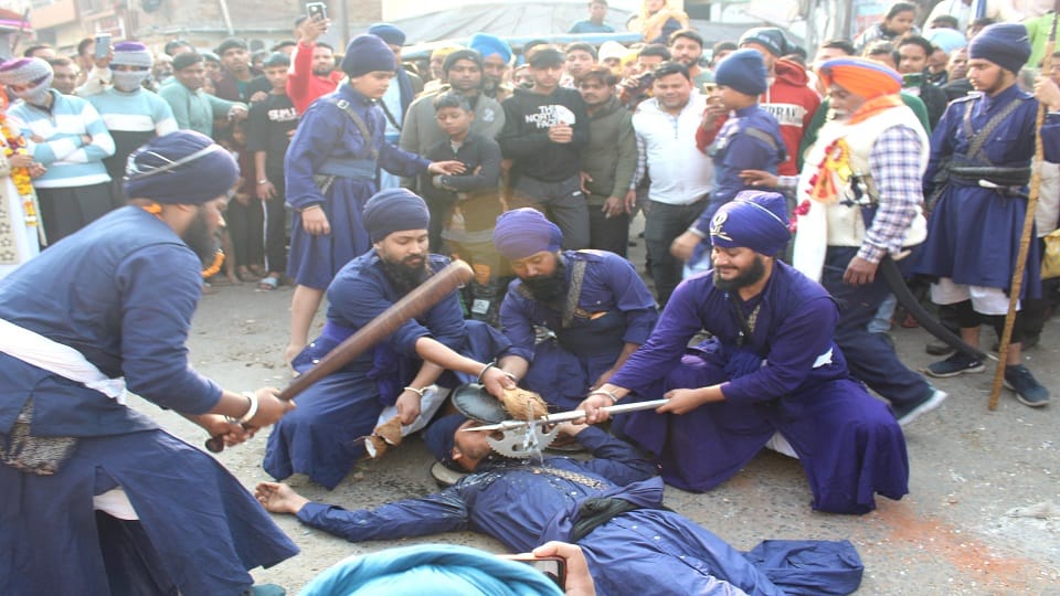 Nagar Kirtan on occasion of birthday of Guru Govind Singh