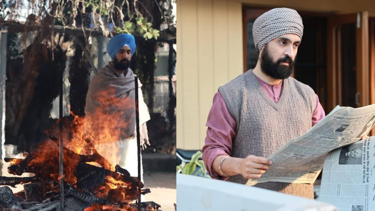 Diljit Dosanjh shares film punjab 95 pics as Jaswant Singh Khalra reveals teaser will be out on 17 january